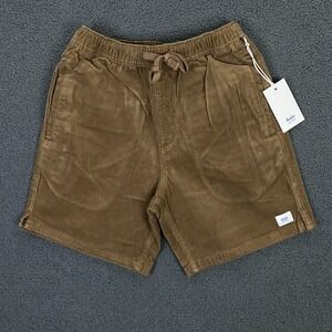 Katin Corduroy Local Short Mens XS Brown Drawstring Chino Surf Beach NWT
